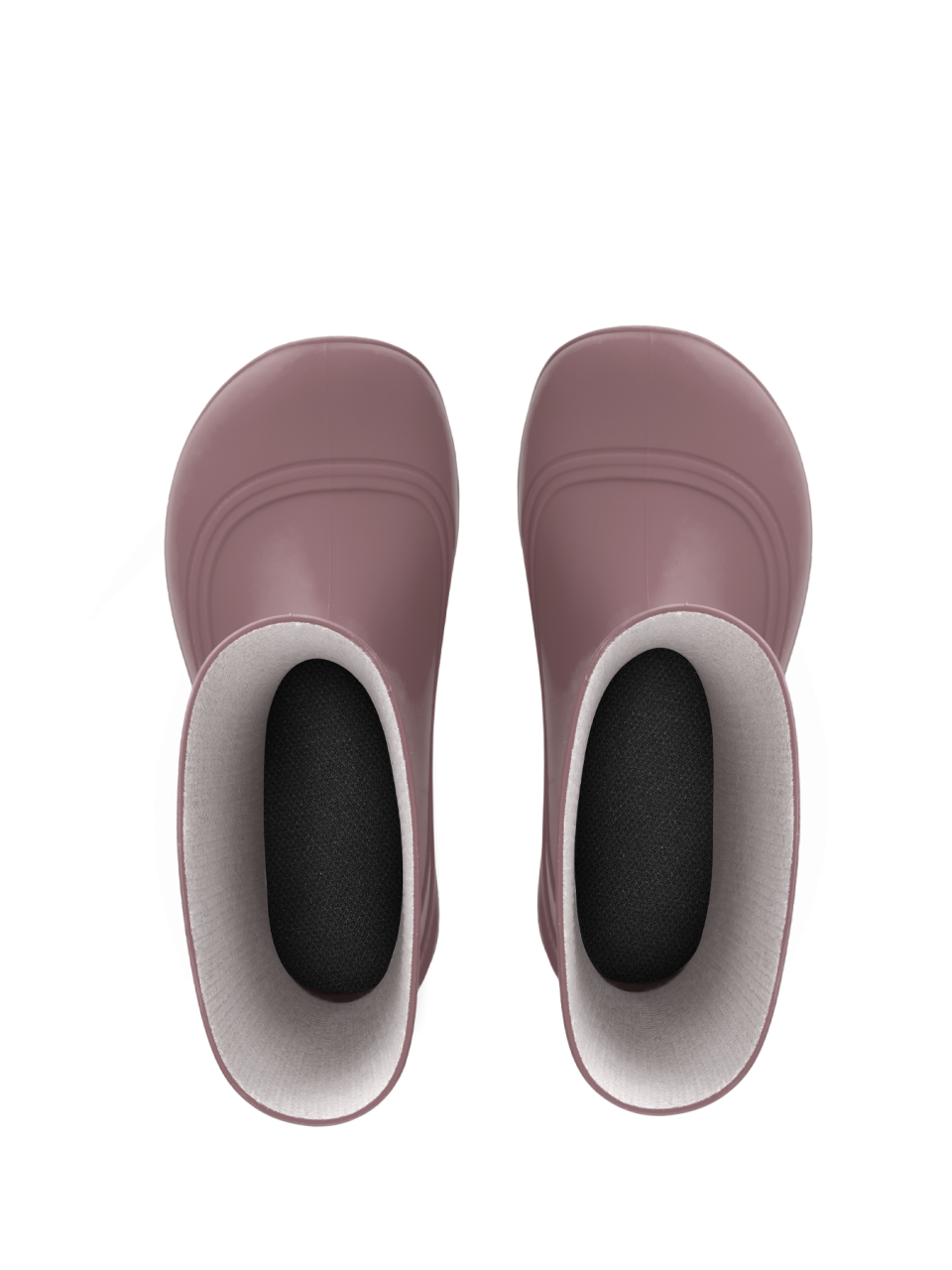 Kids Barefoot Rain Boots Be Lenka Pudds - Misty Pink