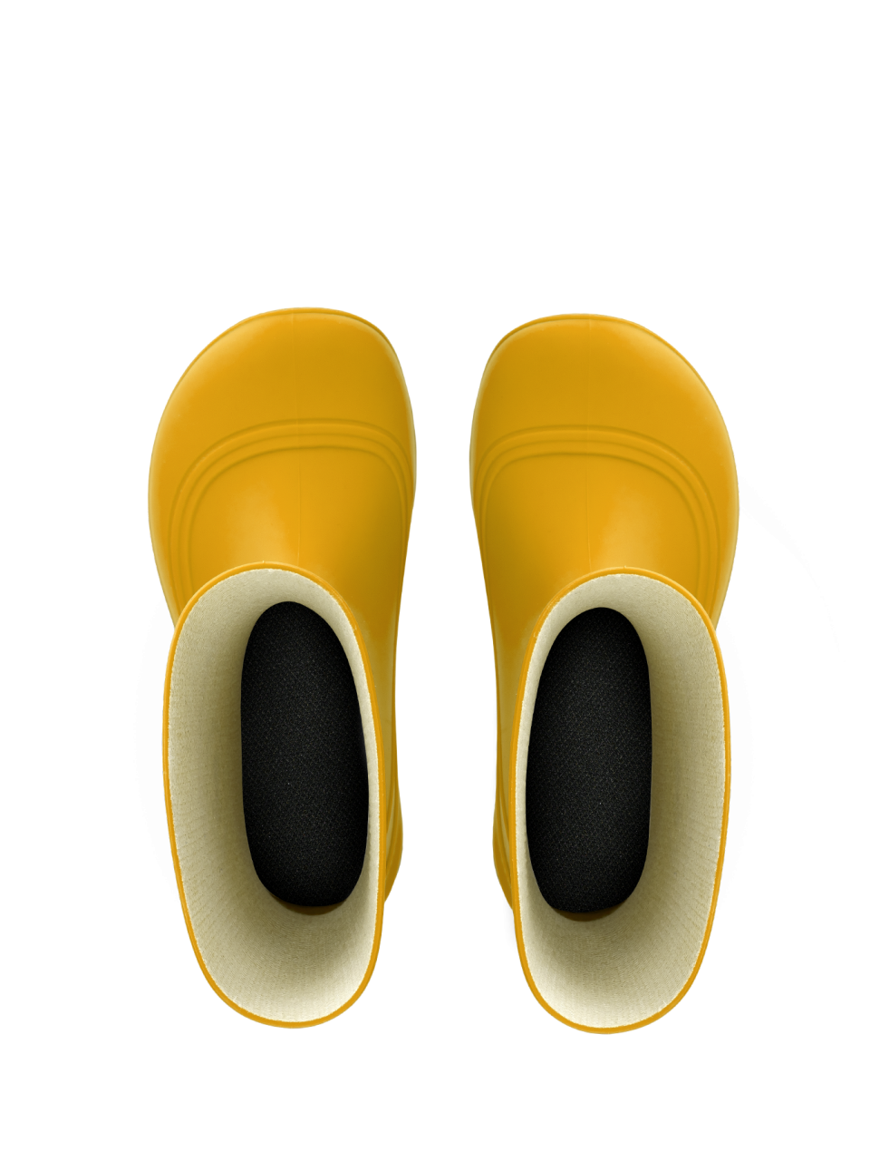 Kids Barefoot Rain Bootss Be Lenka Pudds - Yellow