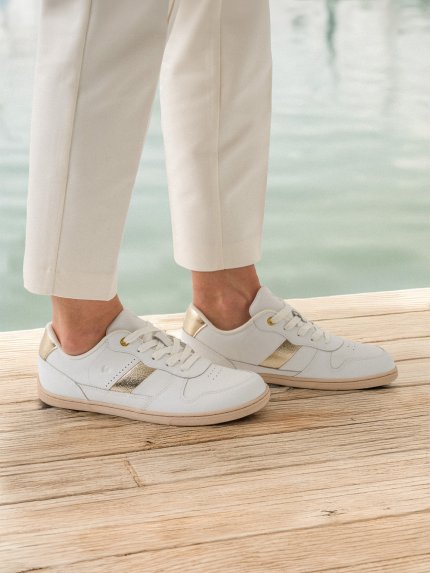Barefoot Sneakers Be Lenka Cellestia - White & Gold