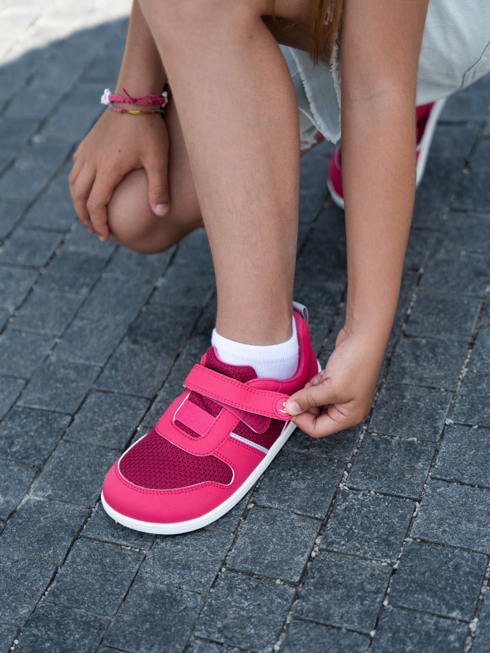 Kids Barefoot Sneakers Be Lenka Glade Kids - Dark Pink