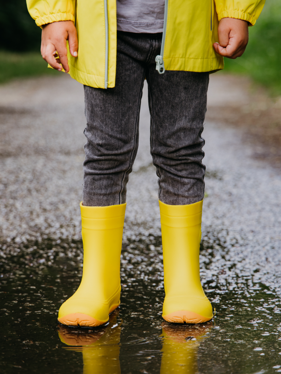 Kids Barefoot Rain Bootss Be Lenka Pudds - Yellow