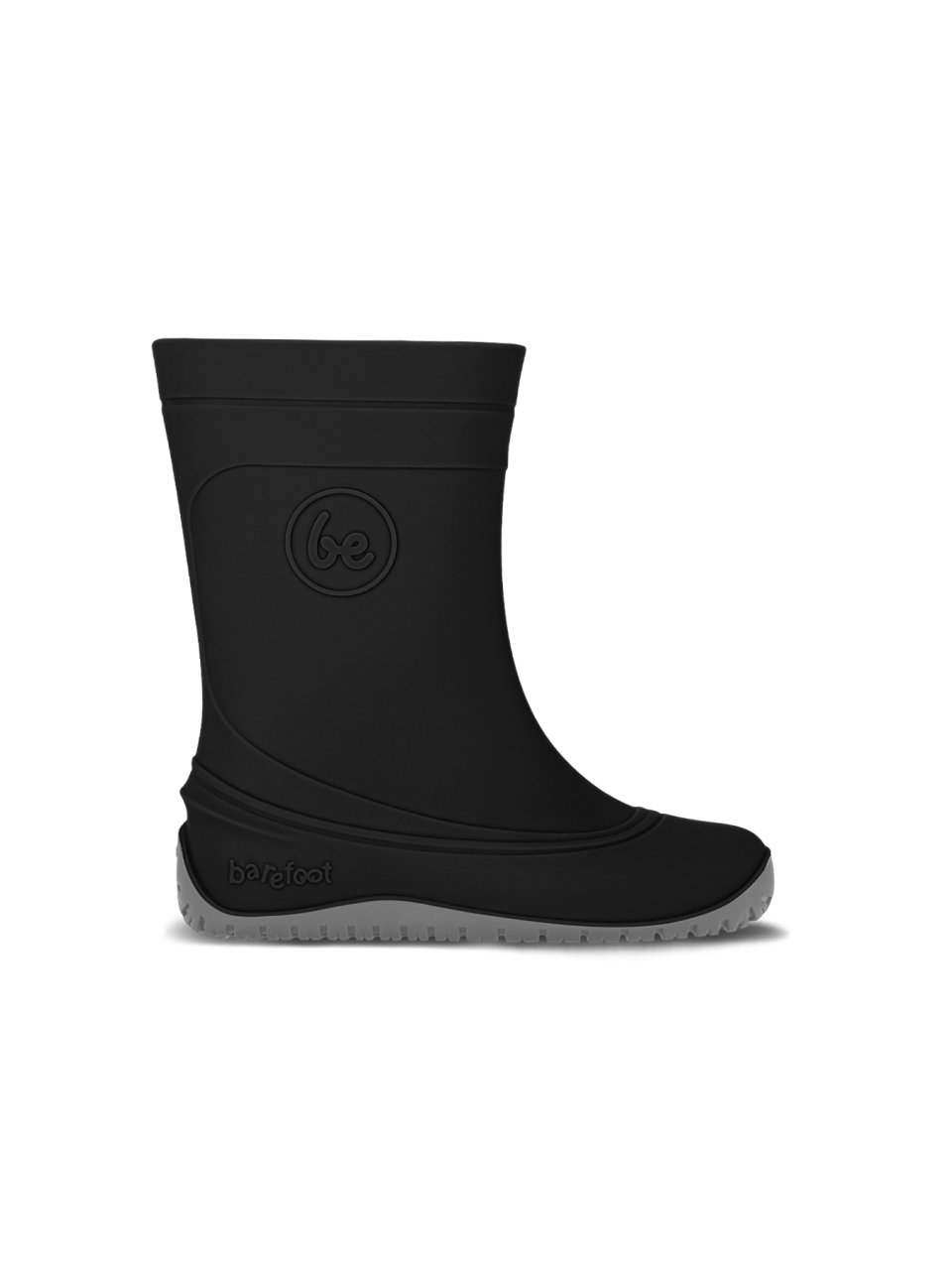 Kids Barefoot Rain Boots Be Lenka Pudds - Black