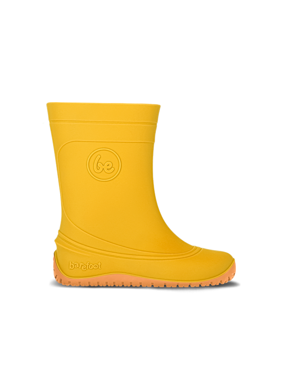 Kids Barefoot Rain Bootss Be Lenka Pudds - Yellow