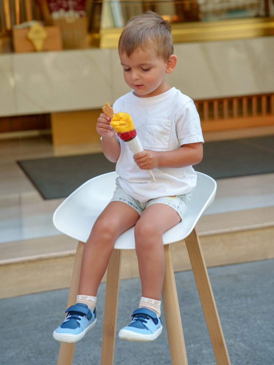 Kids barefoot sneakers Be Lenka Gelato - Blue