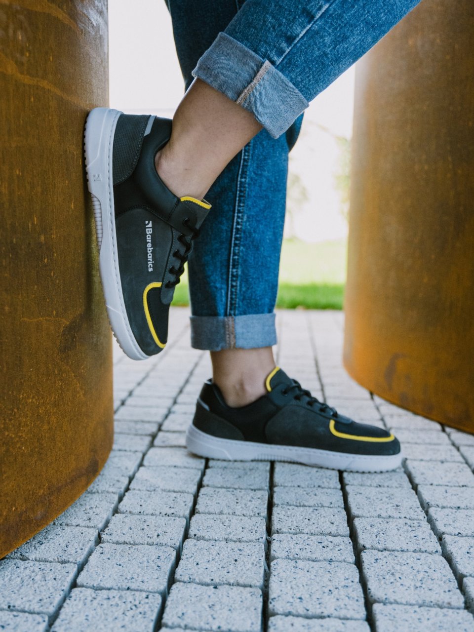 Barefoot Sneakers Barebarics Blend - Dark Grey & Black