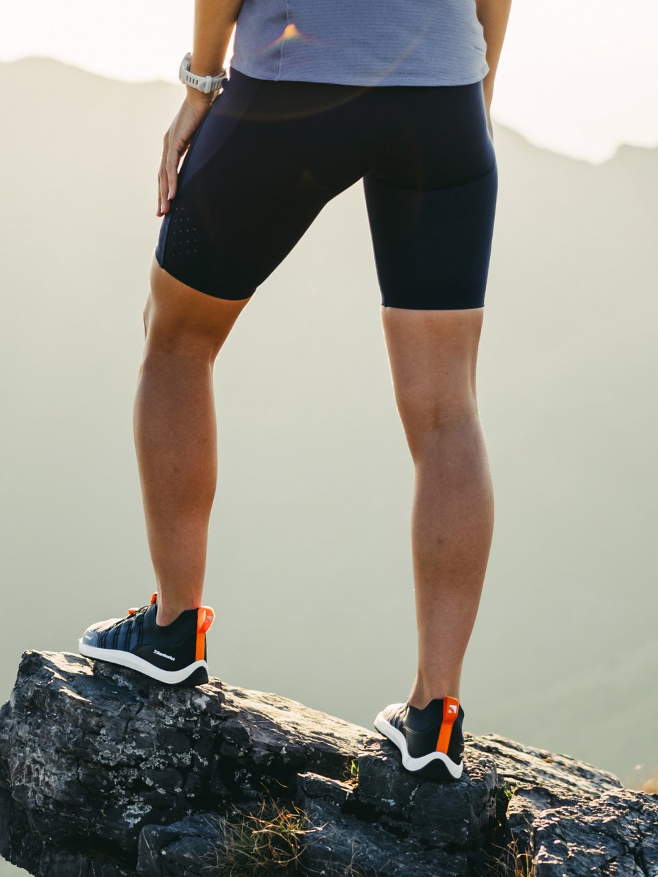 Barefoot Sneakers Barebarics Voyager - Dark Blue & White