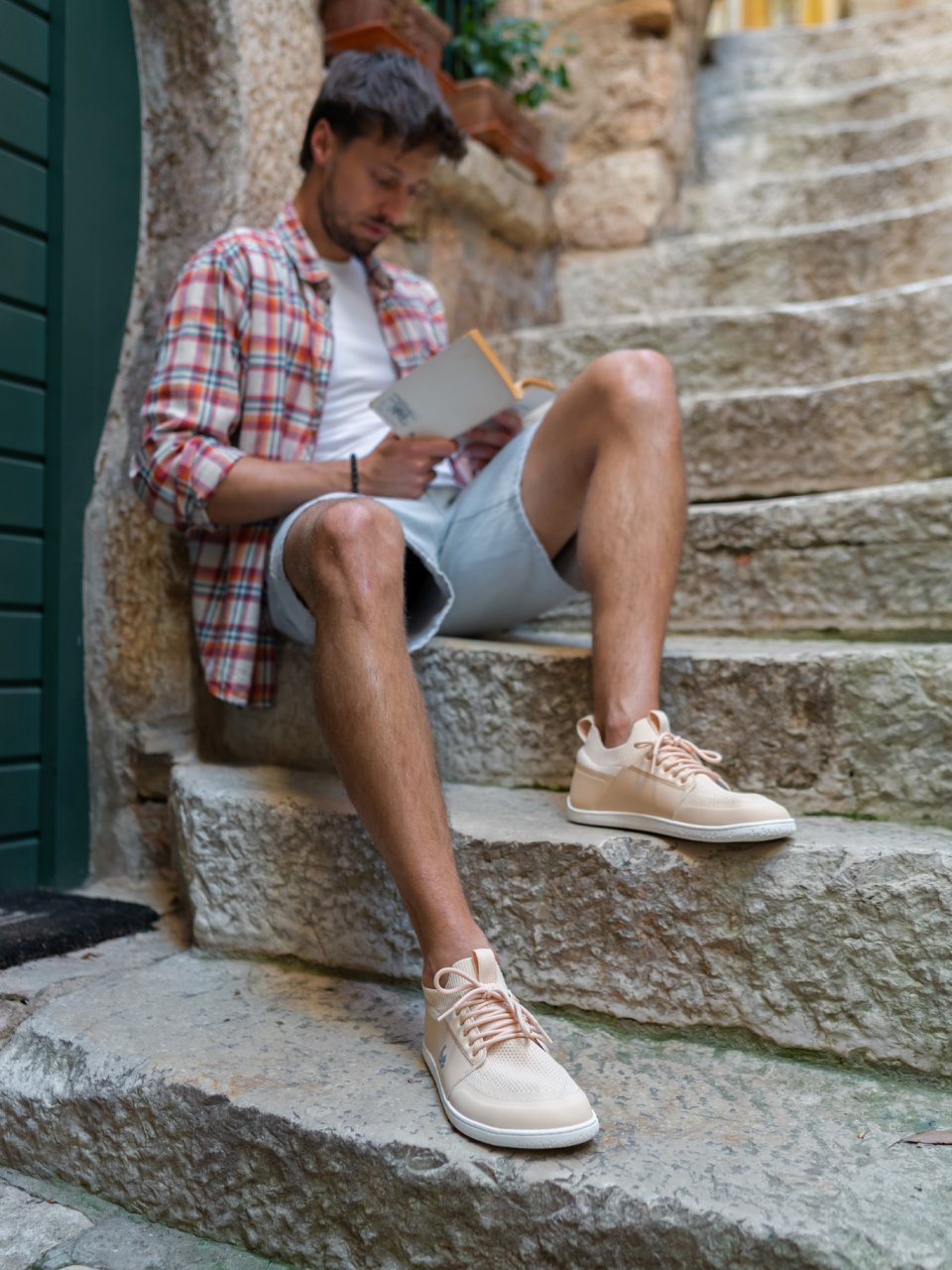 Barefoot Sneakers Be Lenka Swift - Beige Cream