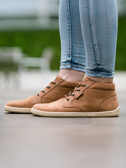 Barefoot Shoes - Be Lenka - Synergy - Cognac & Beige