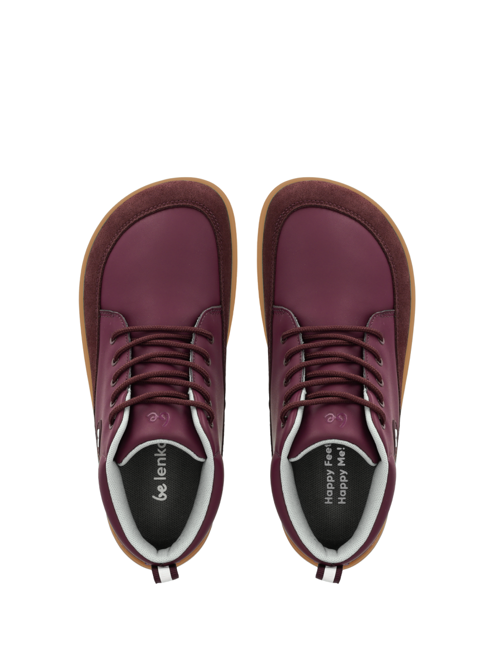 Kid's barefoot boots Be Lenka Elio Junior - Berry