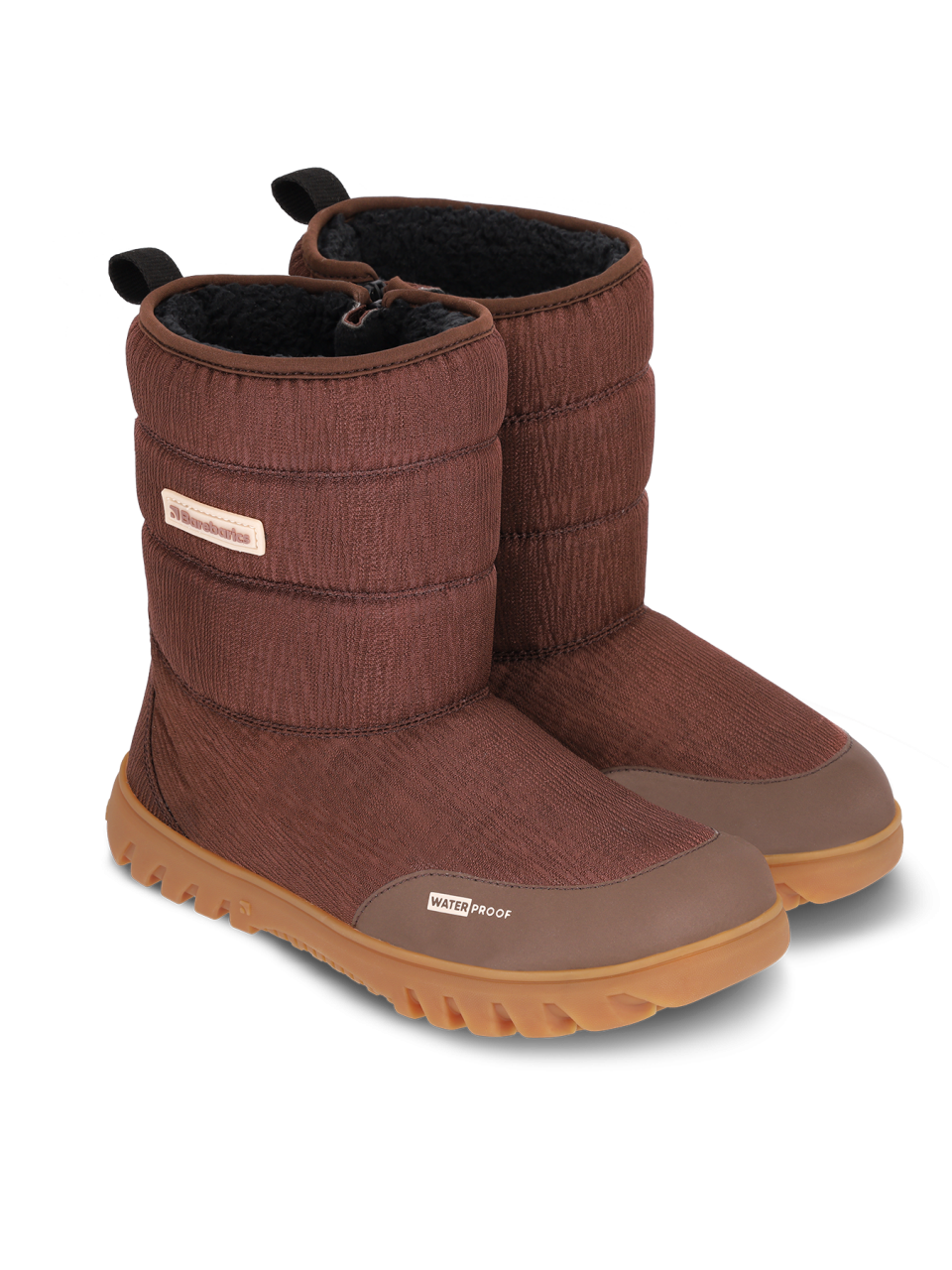 Winter Barefoot Boots Barebarics PolarStride - Copper Brown