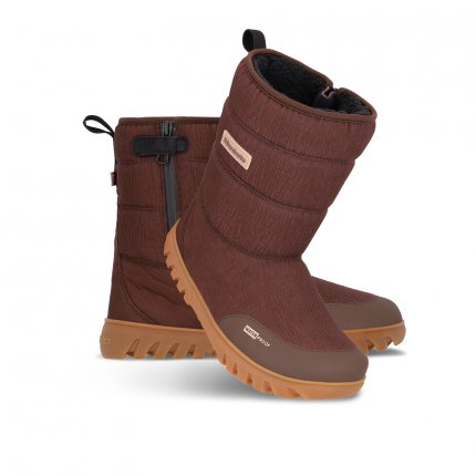 Winter Barefoot Boots Barebarics PolarStride - Copper Brown