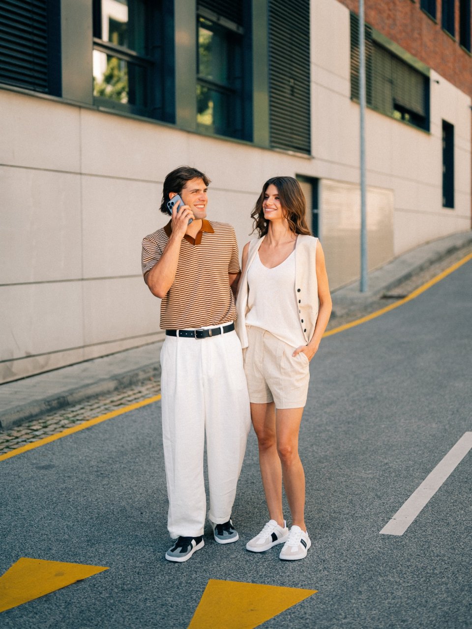 Barefoot Sneakers Barebarics Icara - White & Beige