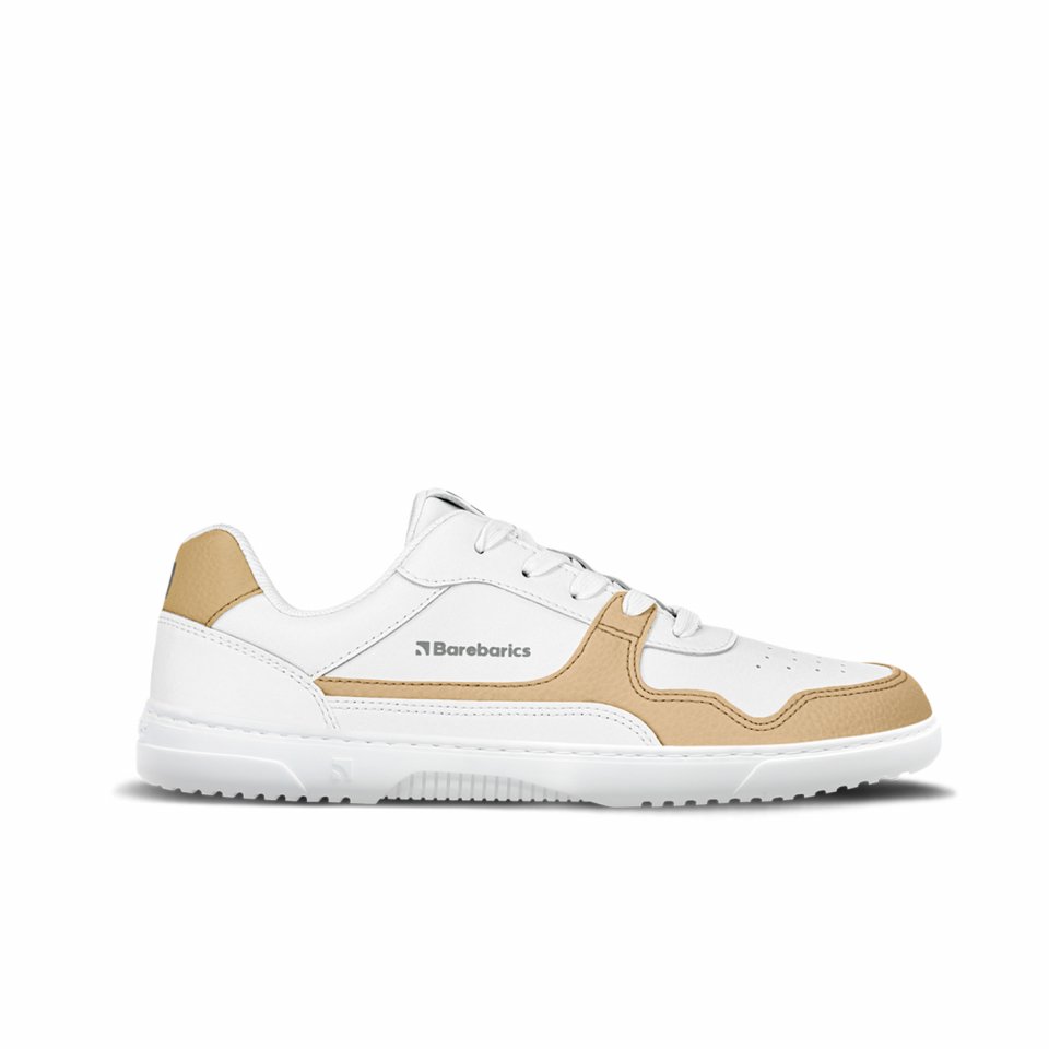 Barefoot Sneakers Barebarics Zing - White & Cream