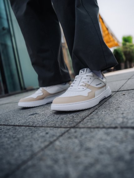 Barefoot Sneakers Barebarics Zing - White & Cream