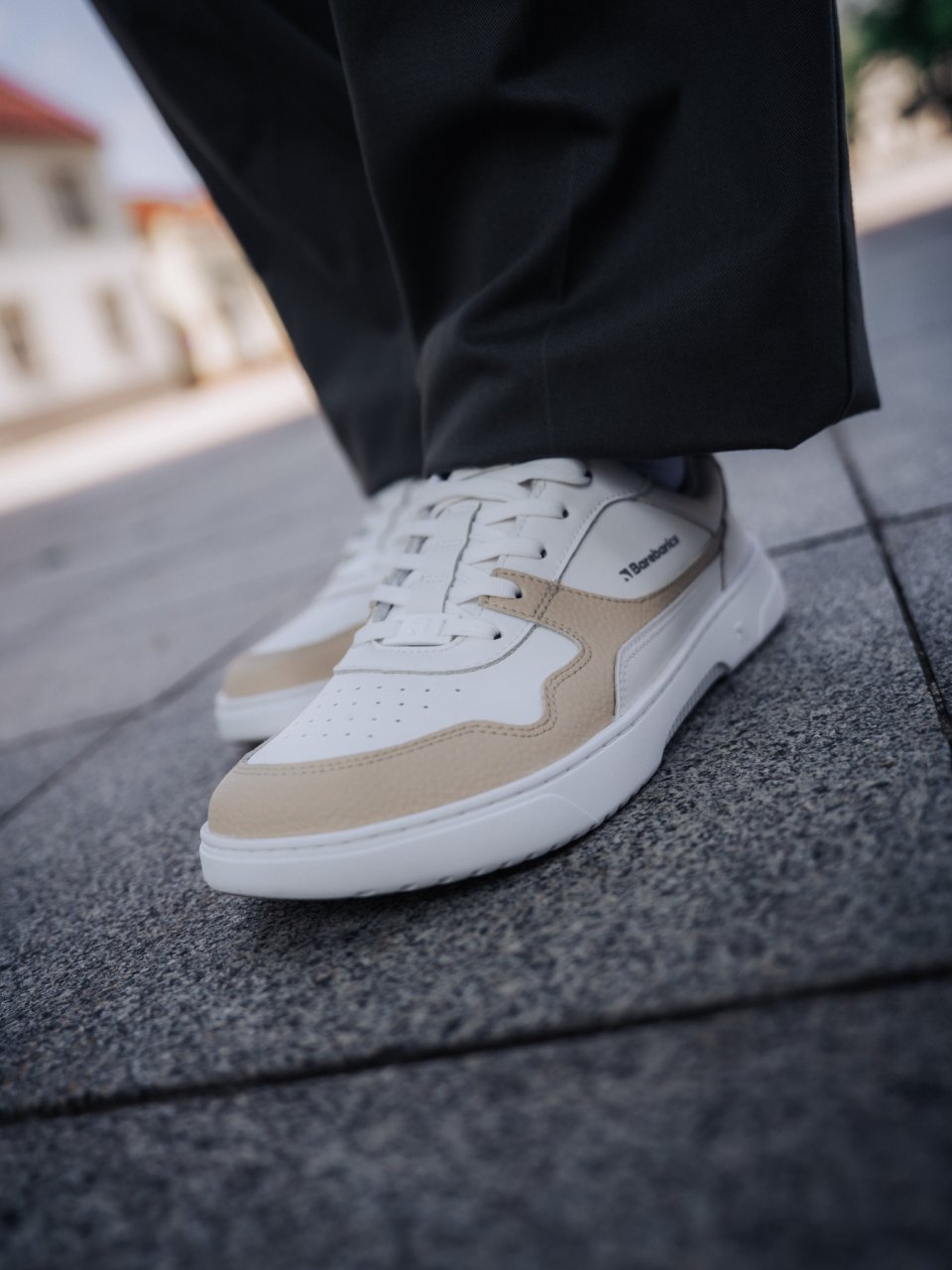 Barefoot Sneakers Barebarics Zing - White & Cream