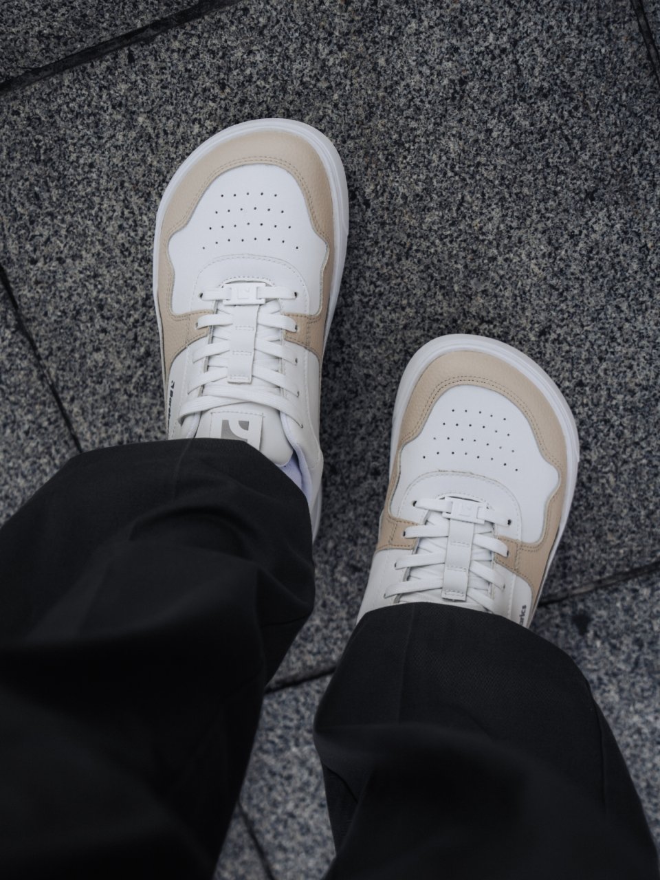 Barefoot Sneakers Barebarics Zing - White & Cream