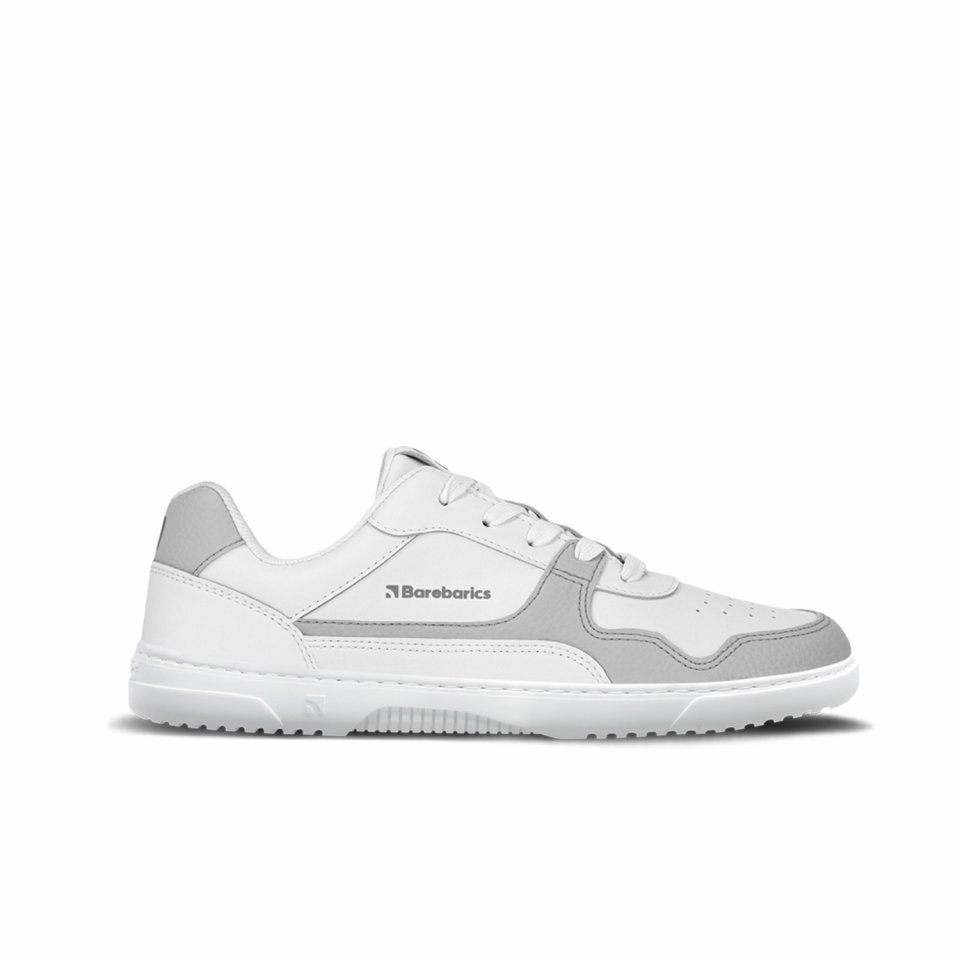 Barefoot Sneakers Barebarics Zing - White & Light Grey