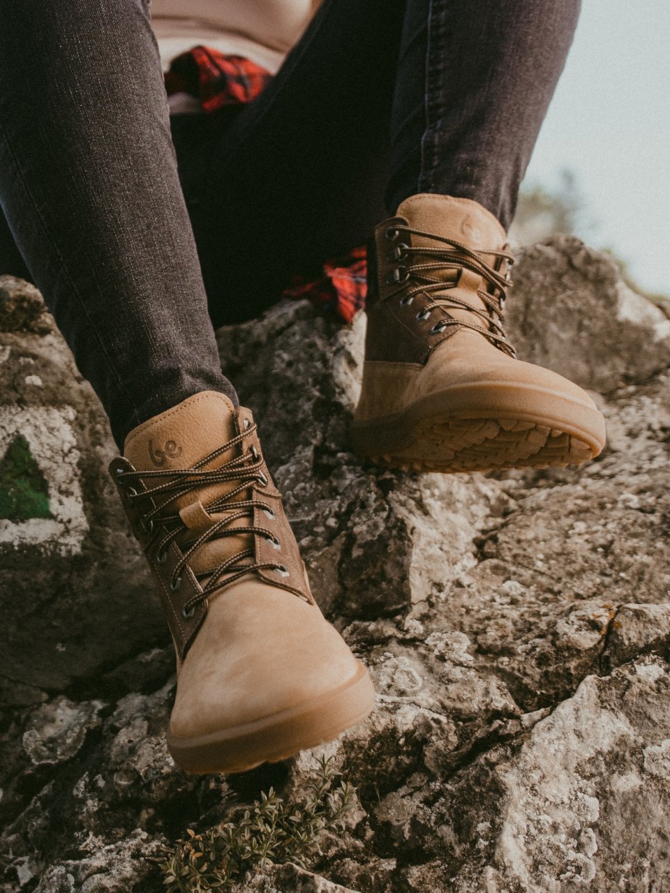 Barefoot Boots Be Lenka Nevada Neo - Sand & Dark Brown