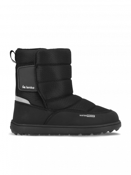 Kid's barefoot snow boots Be Lenka Ailo Kids - All Black