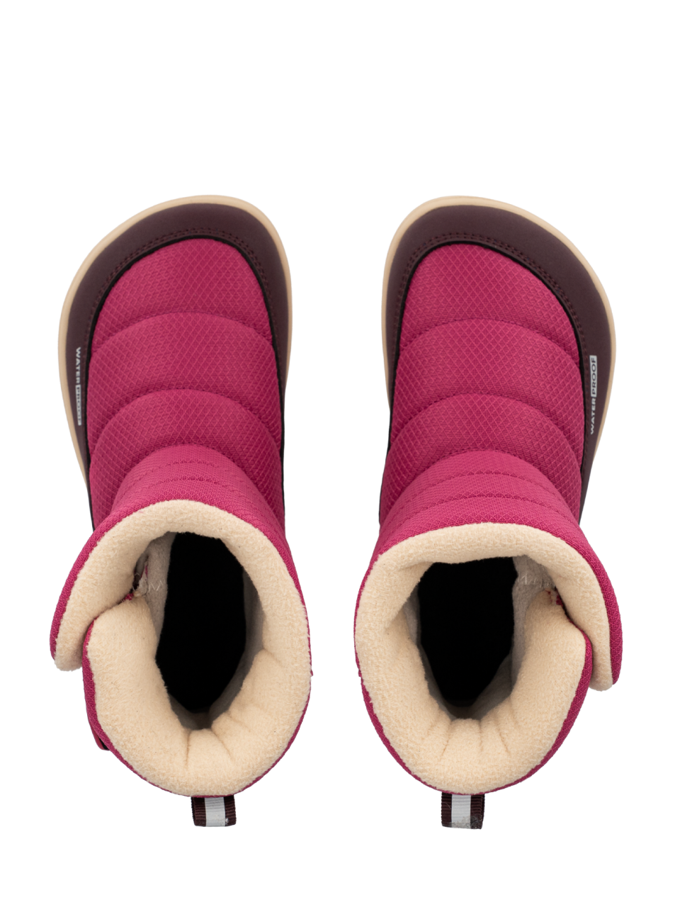 Kid's barefoot snow boots Be Lenka Ailo Kids - Berry