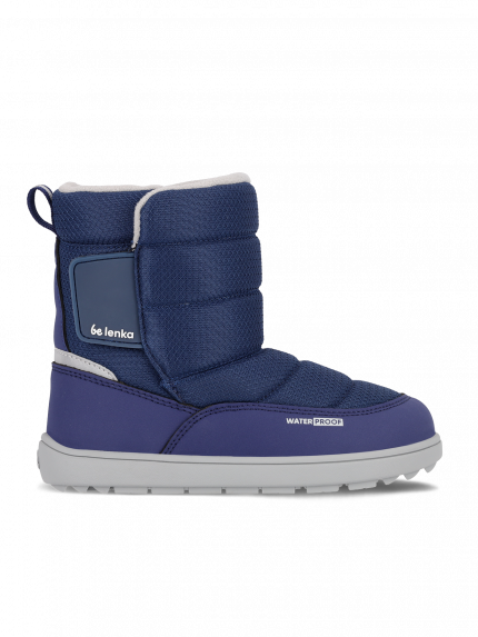Kid's barefoot snow boots Be Lenka Ailo Kids - Dark Blue
