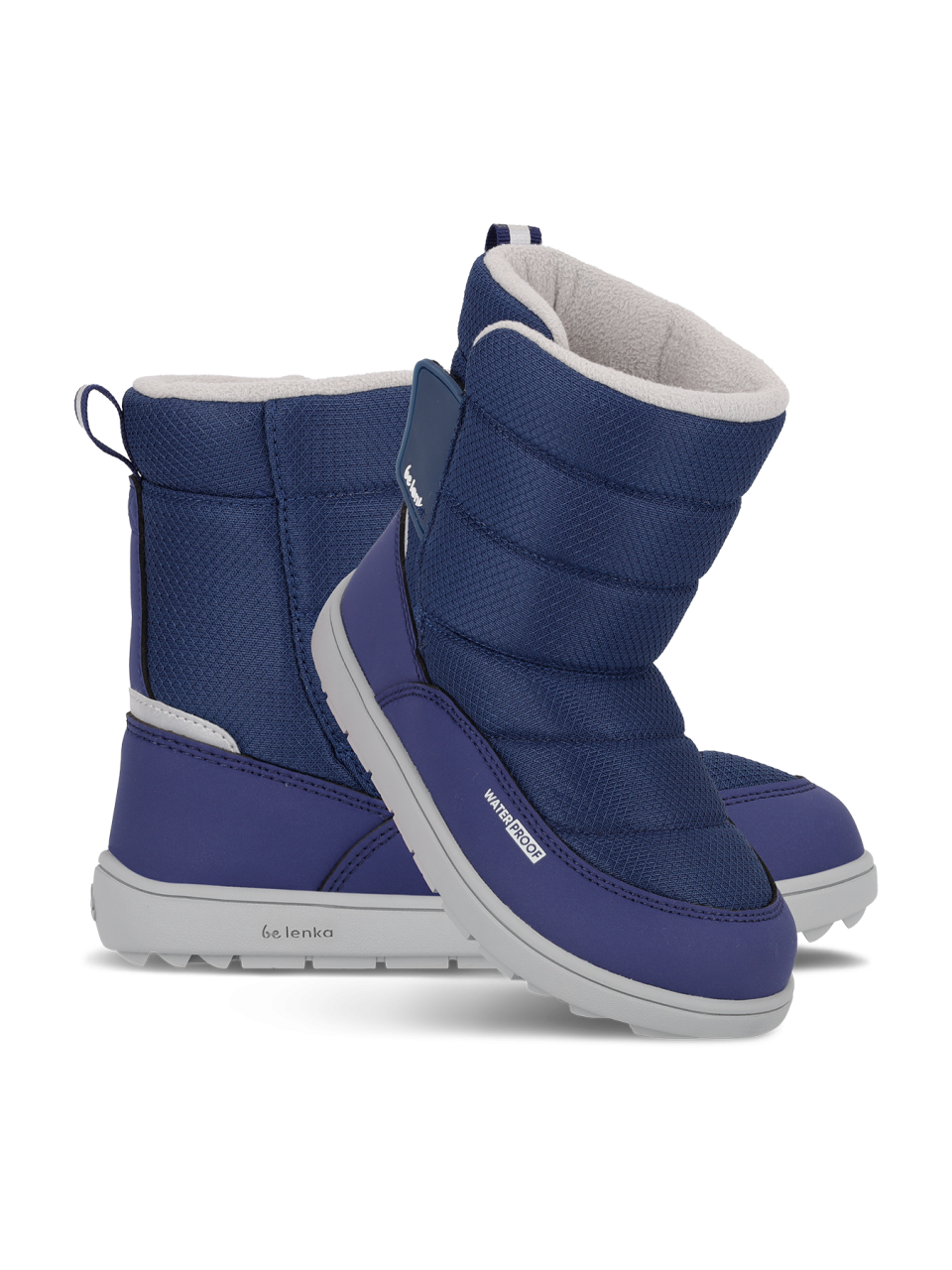 Kid's barefoot snow boots Be Lenka Ailo Junior - Dark Blue