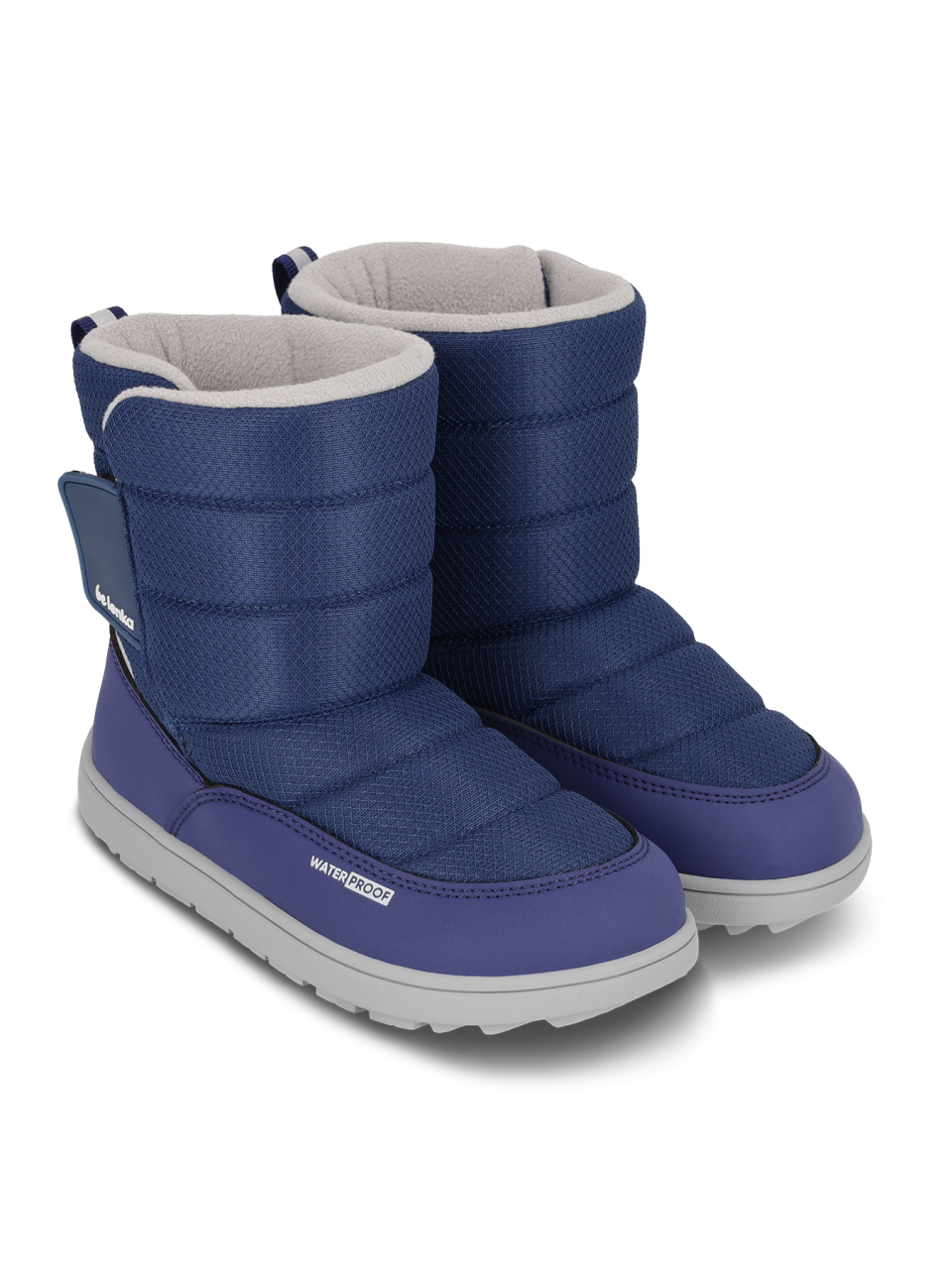 Kid's barefoot snow boots Be Lenka Ailo Junior - Dark Blue