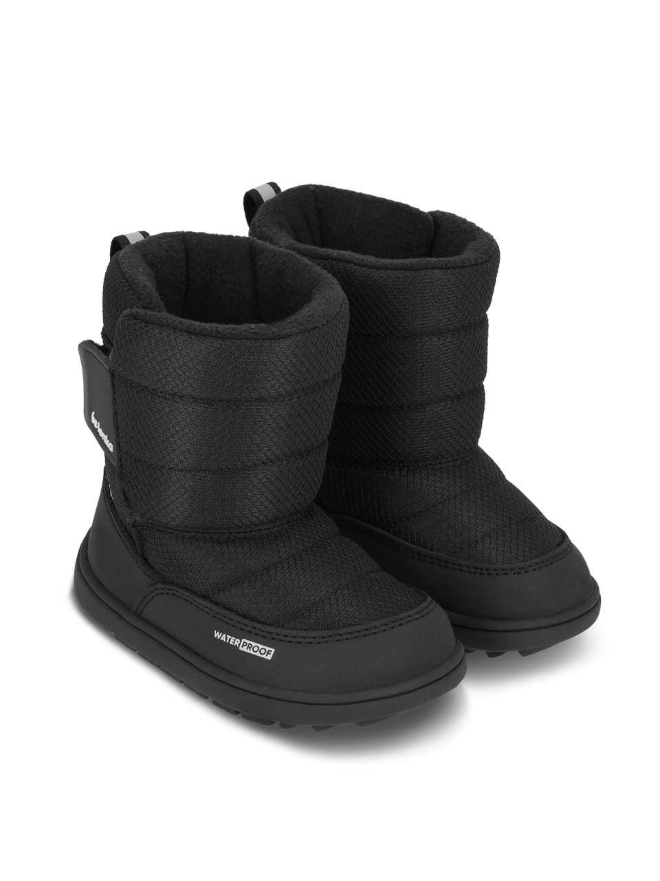 Kid's barefoot snow boots Be Lenka Ailo Preschool - All Black