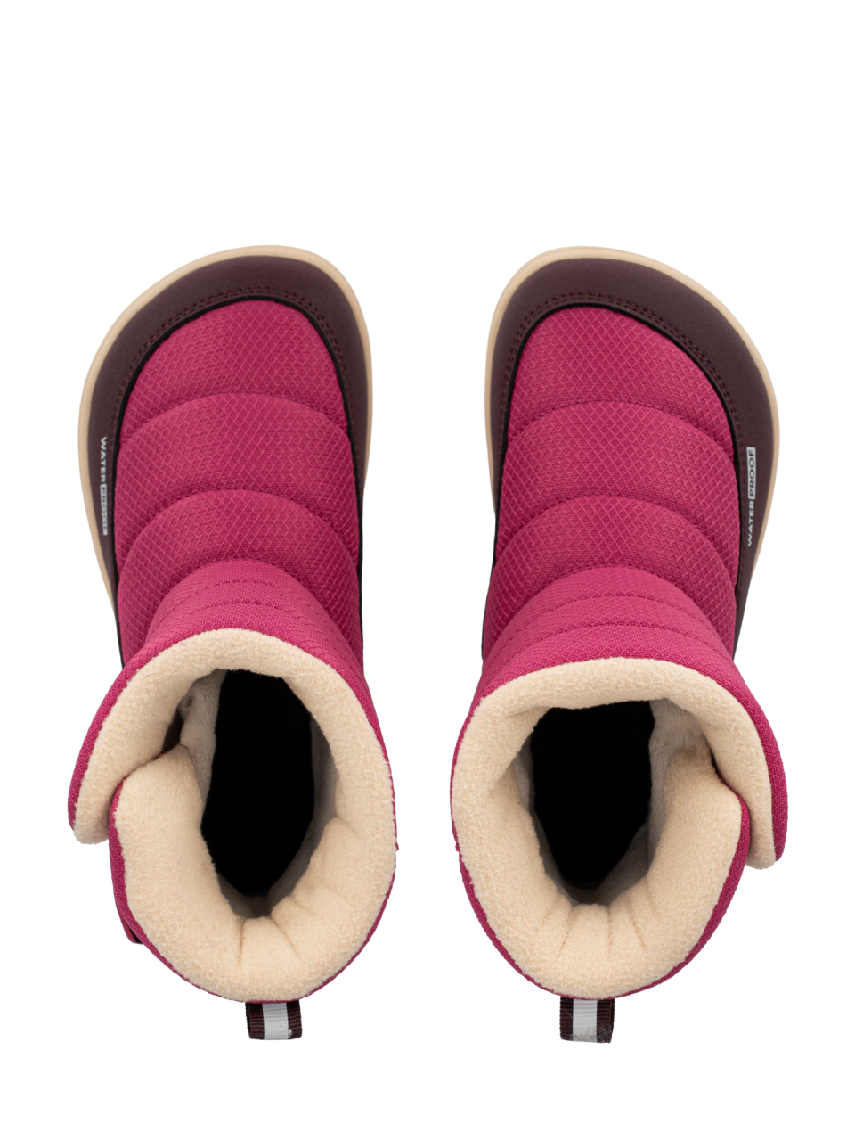 Kid's barefoot snow boots Be Lenka Ailo Preschool - Berry