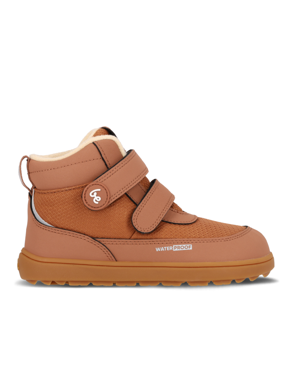 Kids winter barefoot boots Be Lenka Zippu Junior - All Brown