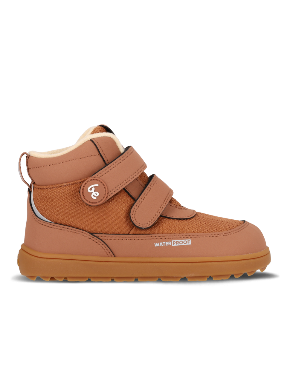 Kids winter barefoot boots Be Lenka Zippu Kids - All Brown