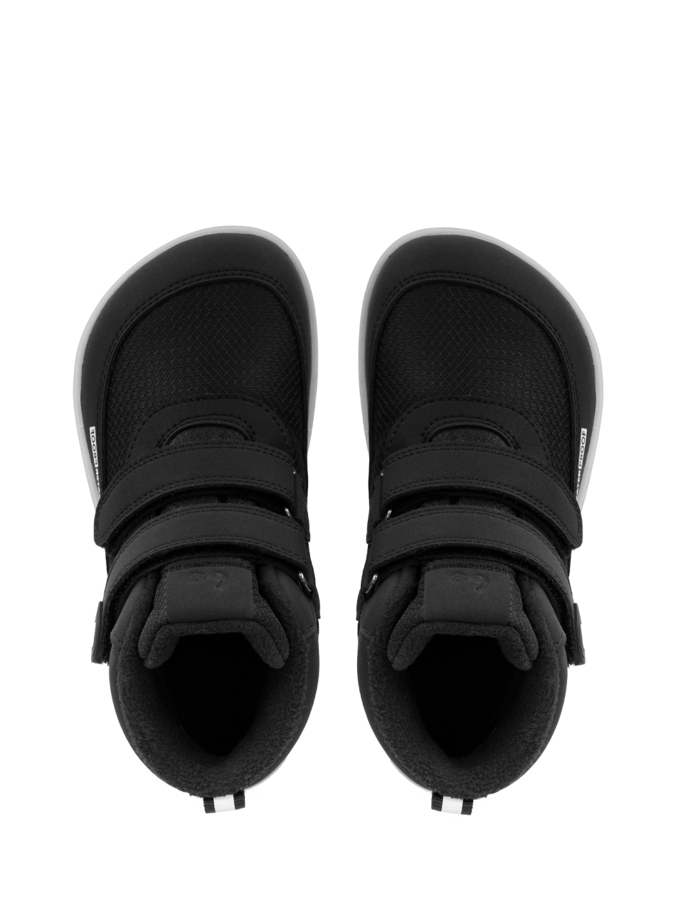 Kids winter barefoot boots Be Lenka Zippu Kids - Black & Grey