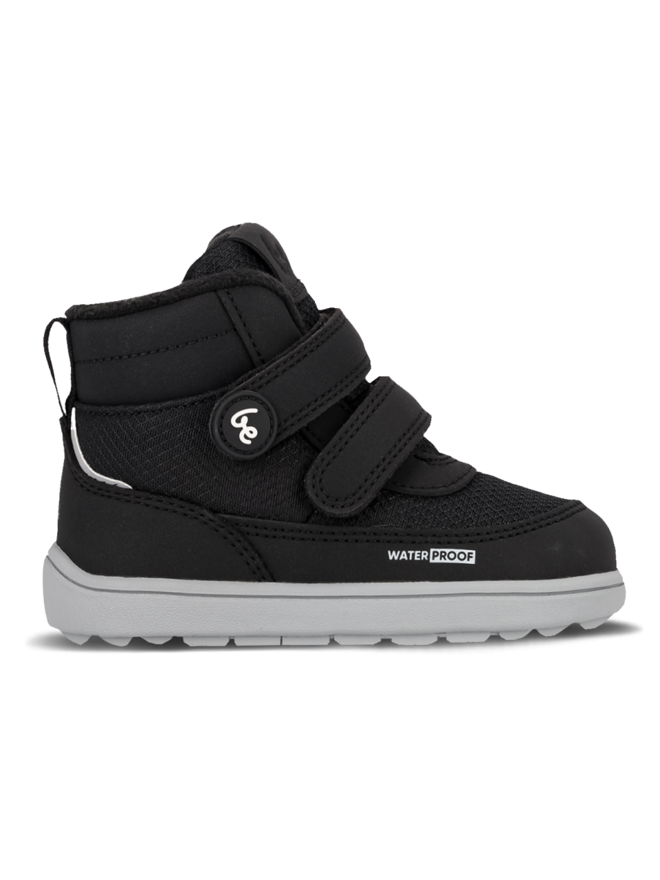 Kids winter barefoot boots Be Lenka Zippu Preschool - Black & Grey