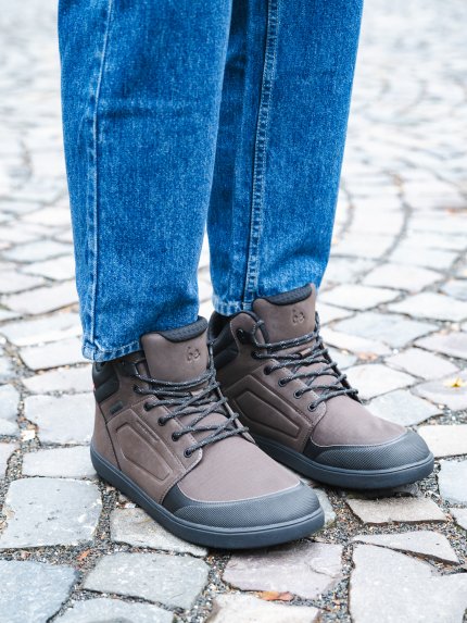 Barefoot Boots Be Lenka ArcticEdge - Dark Brown