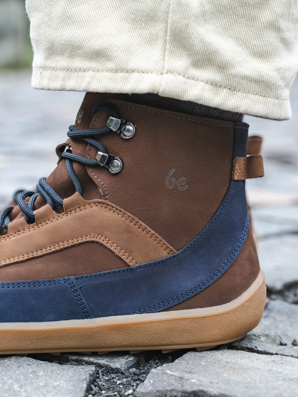 Barefoot Boots Be Lenka York - Brown & Navy