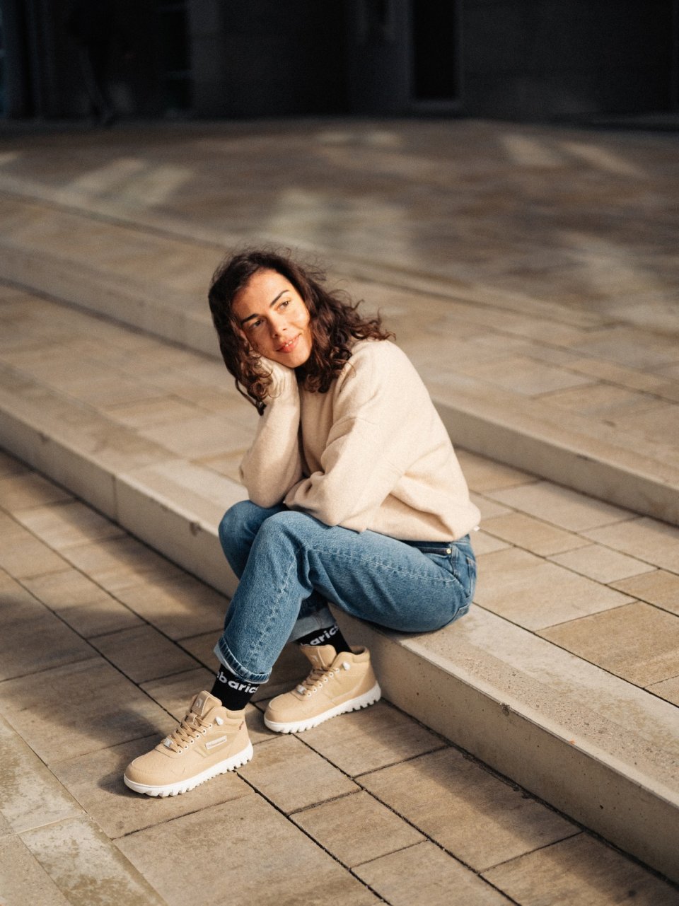 Barefoot Shoes Barebarics UrbanEdge - Beige