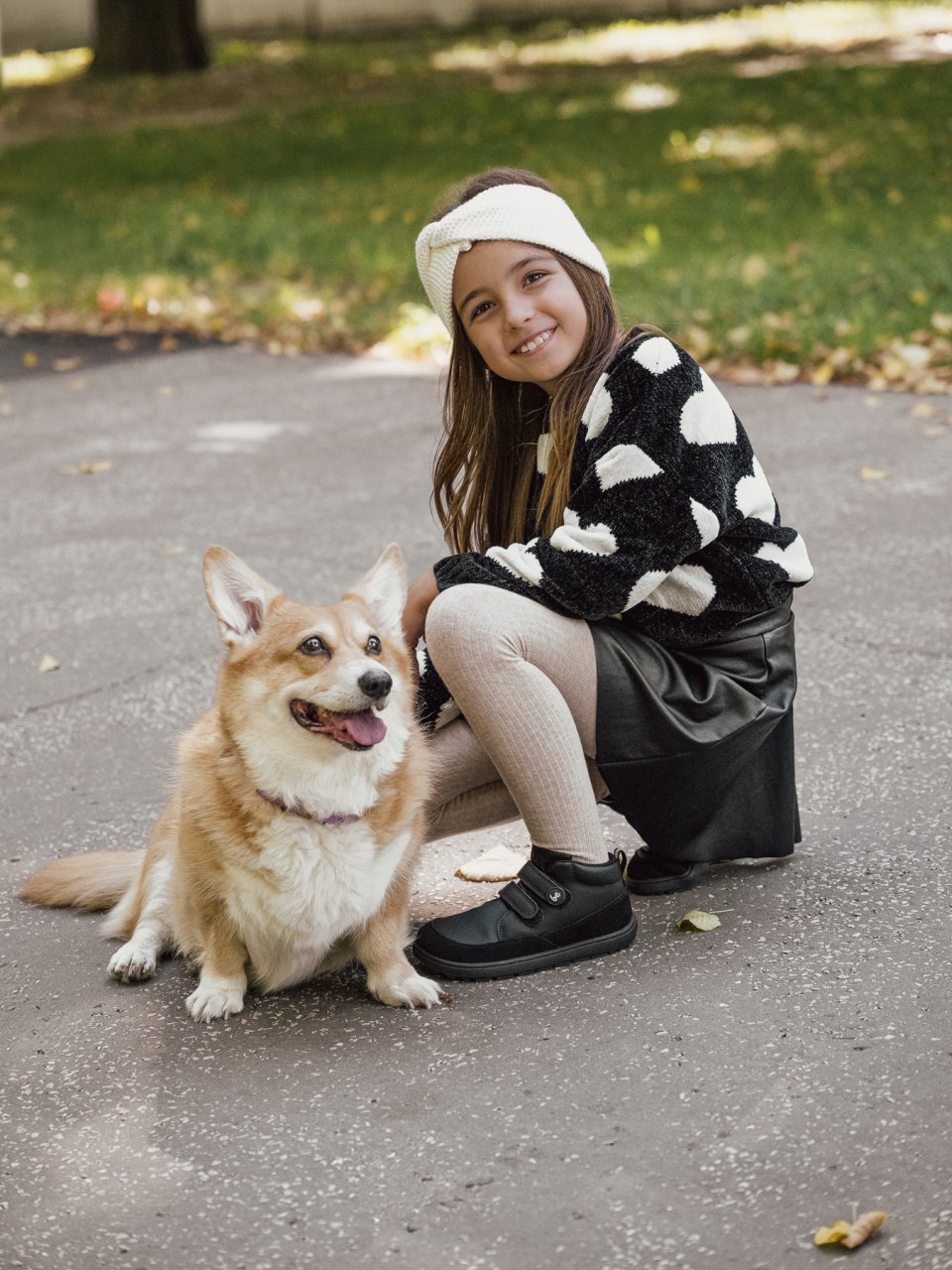 Kid's barefoot boots Be Lenka Elio Kids - All Black