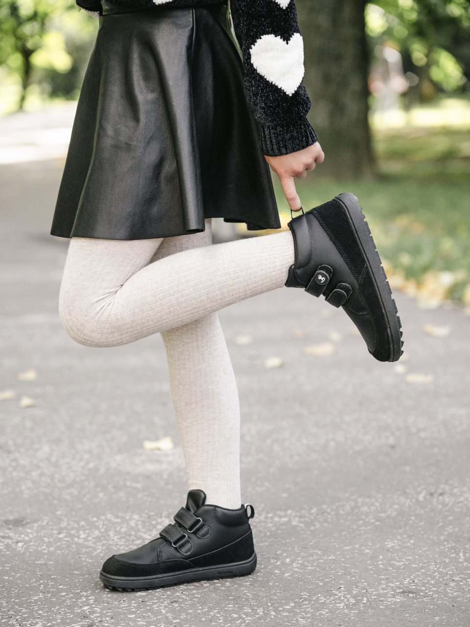 Kid's barefoot boots Be Lenka Elio Kids - All Black