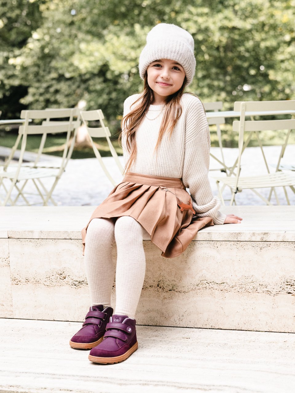 Kid's barefoot boots Be Lenka Elio Kids - Berry