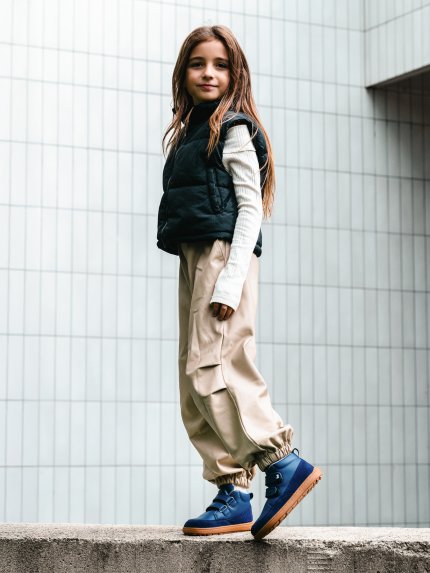 Kid's barefoot boots Be Lenka Elio Kids - Dark Blue