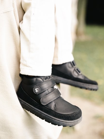 Kid's barefoot boots Be Lenka Elio Preschool - All Black