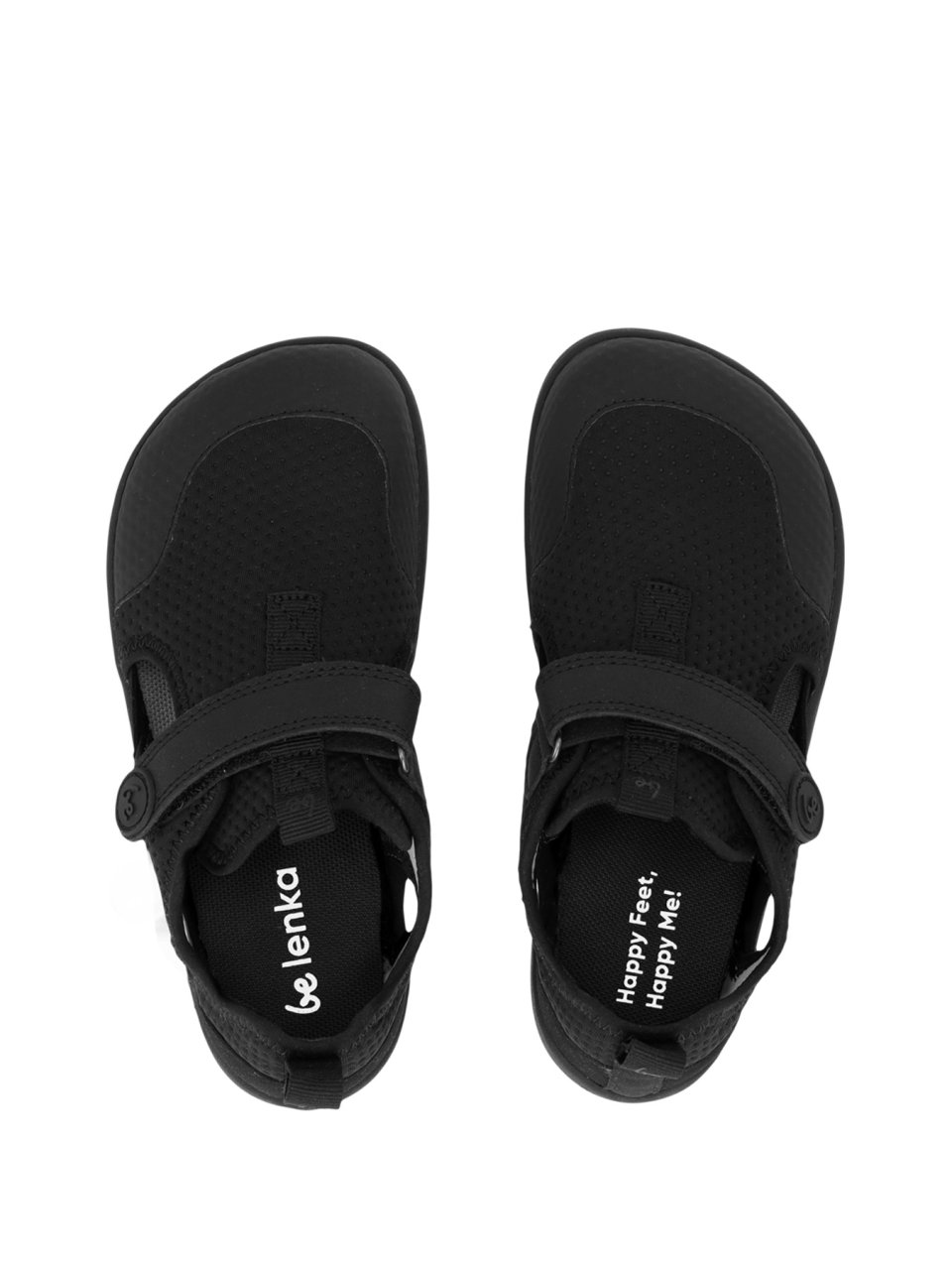 Kids' barefoot sandals Zest Kids - All Black