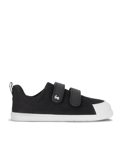 Kids barefoot sneakers Be Lenka Canvi Kids - Black & White