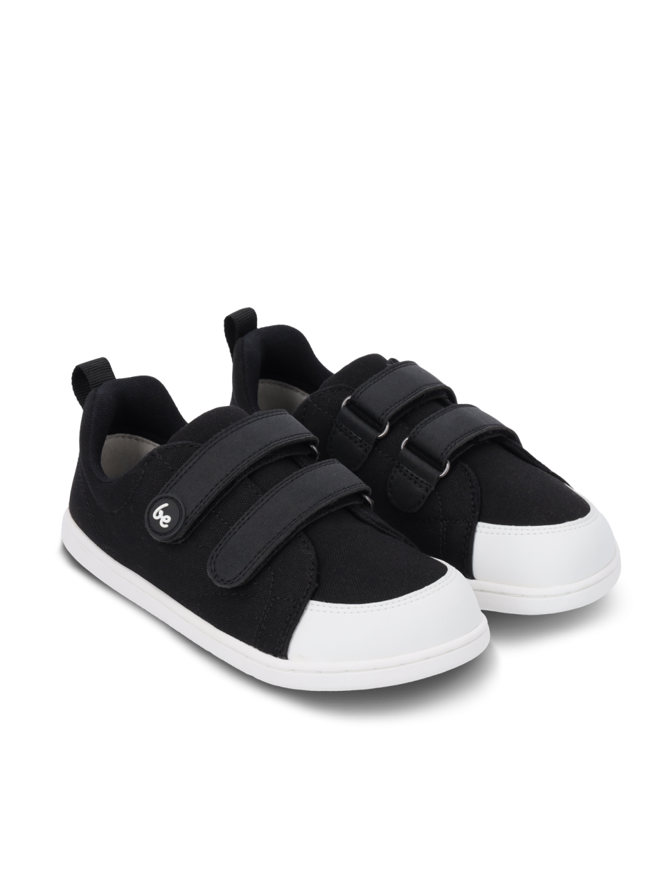 Kids barefoot sneakers Be Lenka Canvi Preschool - Black & White
