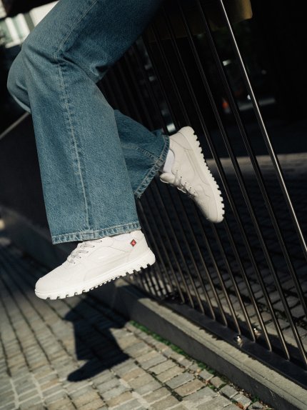 Barefoot Sneakers Barebarics Zing Frost - Light Grey & White