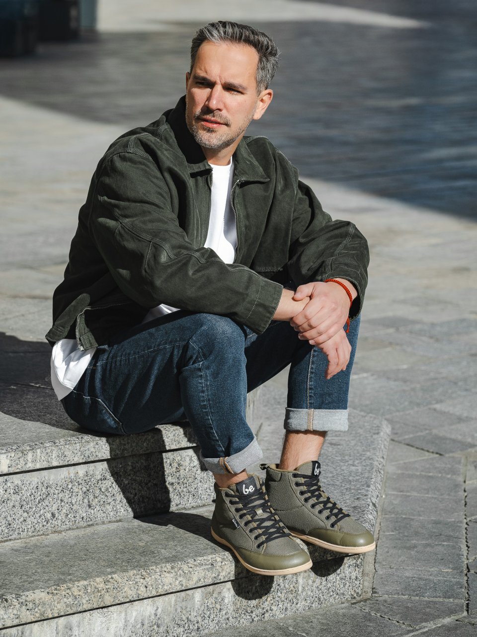 Barefoot Sneakers Be Lenka Rebound Thermo - Army Green