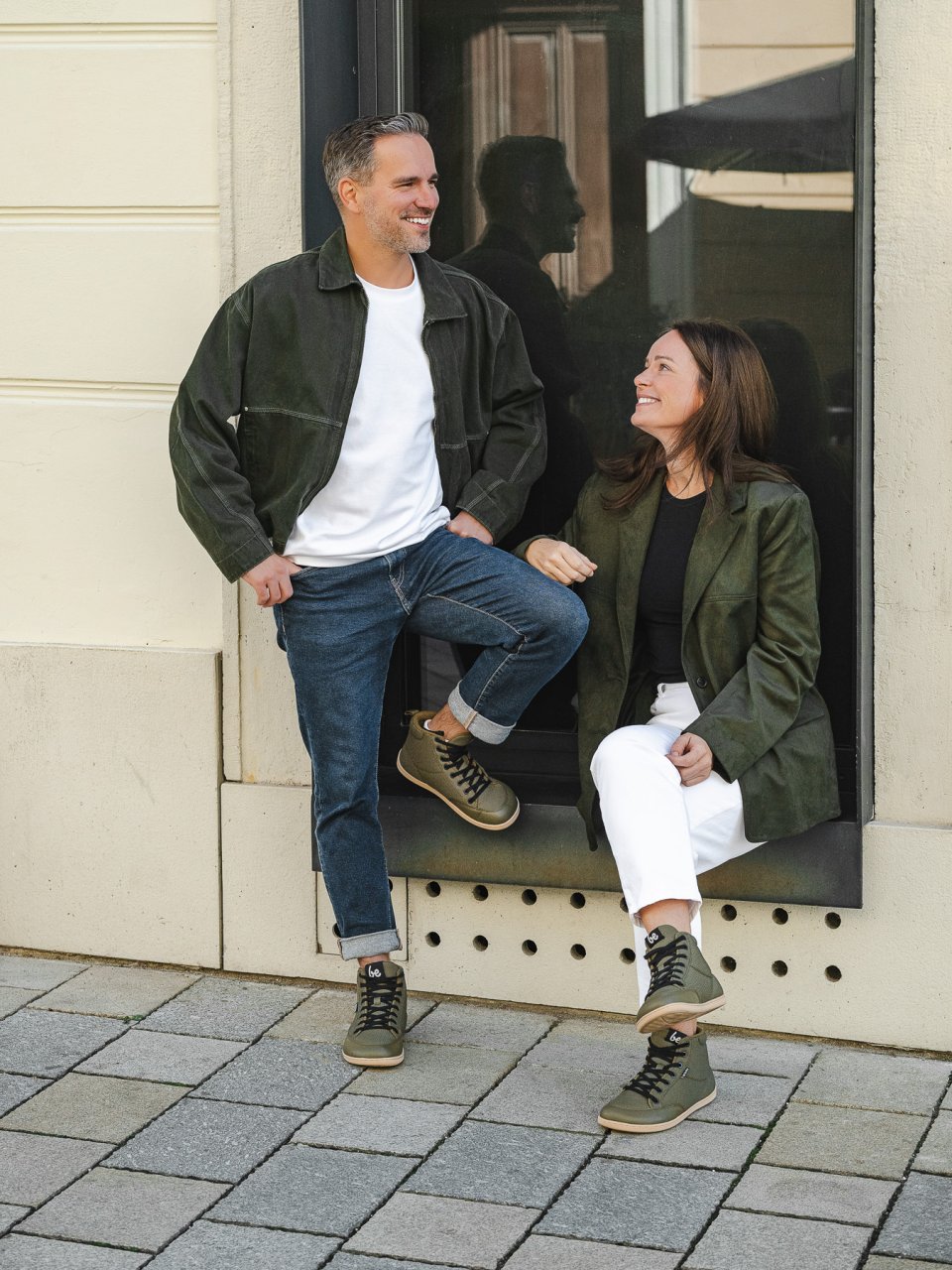 Barefoot Sneakers Be Lenka Rebound Thermo - Army Green