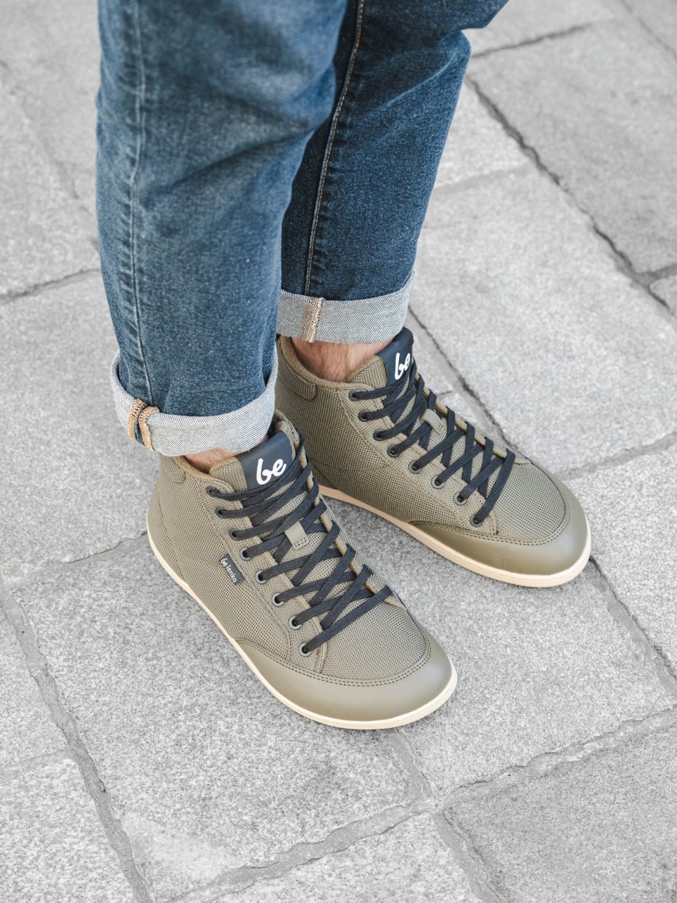 Barefoot Sneakers Be Lenka Rebound Thermo - Army Green