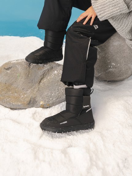Kid's barefoot snow boots Be Lenka Ailo Junior - All Black