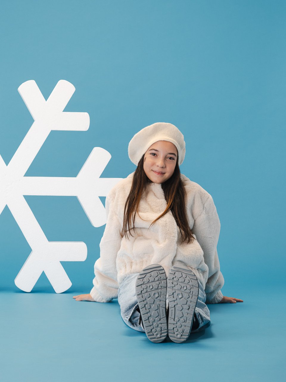 Kids winter barefoot boots Be Lenka Zippu Junior - Black & Grey